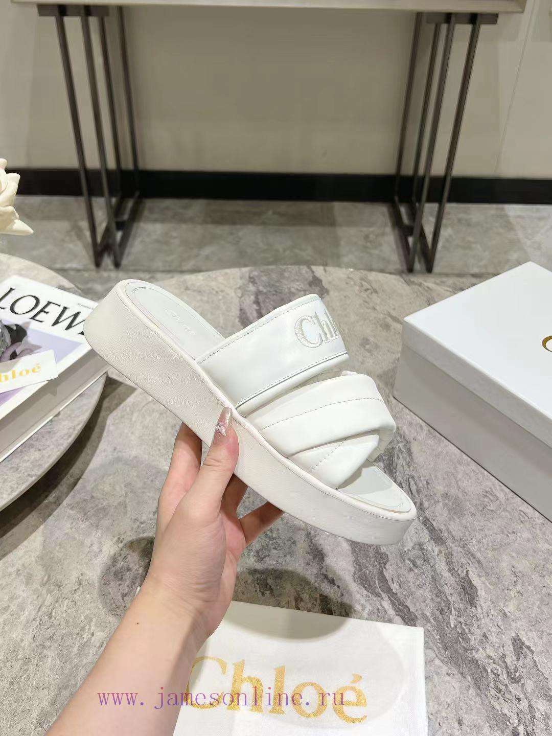 Purchase Grade Chloe/Chloe Classic Spring/Summer Knitted Strap SlippersChloe Spring/Summer Coll yk8t67g5 - Image 7