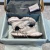 Top Balenciaga 3xl Mesh Distressed Lace Up Low Top Dad Shoes In Light Brown. The Exterior Desig 8e0zkj7o