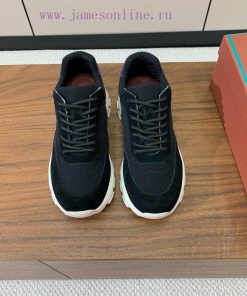Loro Piana Men's Casual Sports Shoes Are Simple And Stylish With A Cow Suede Patchwork Sheepski 3rncjene