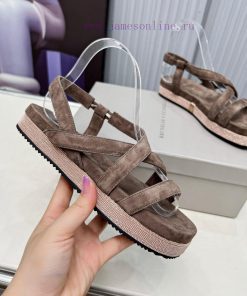 Brunello Cucinelli B C Sandals Are Now Available In New StylesImported Cashmere Fabric With Imp pttnx43f
