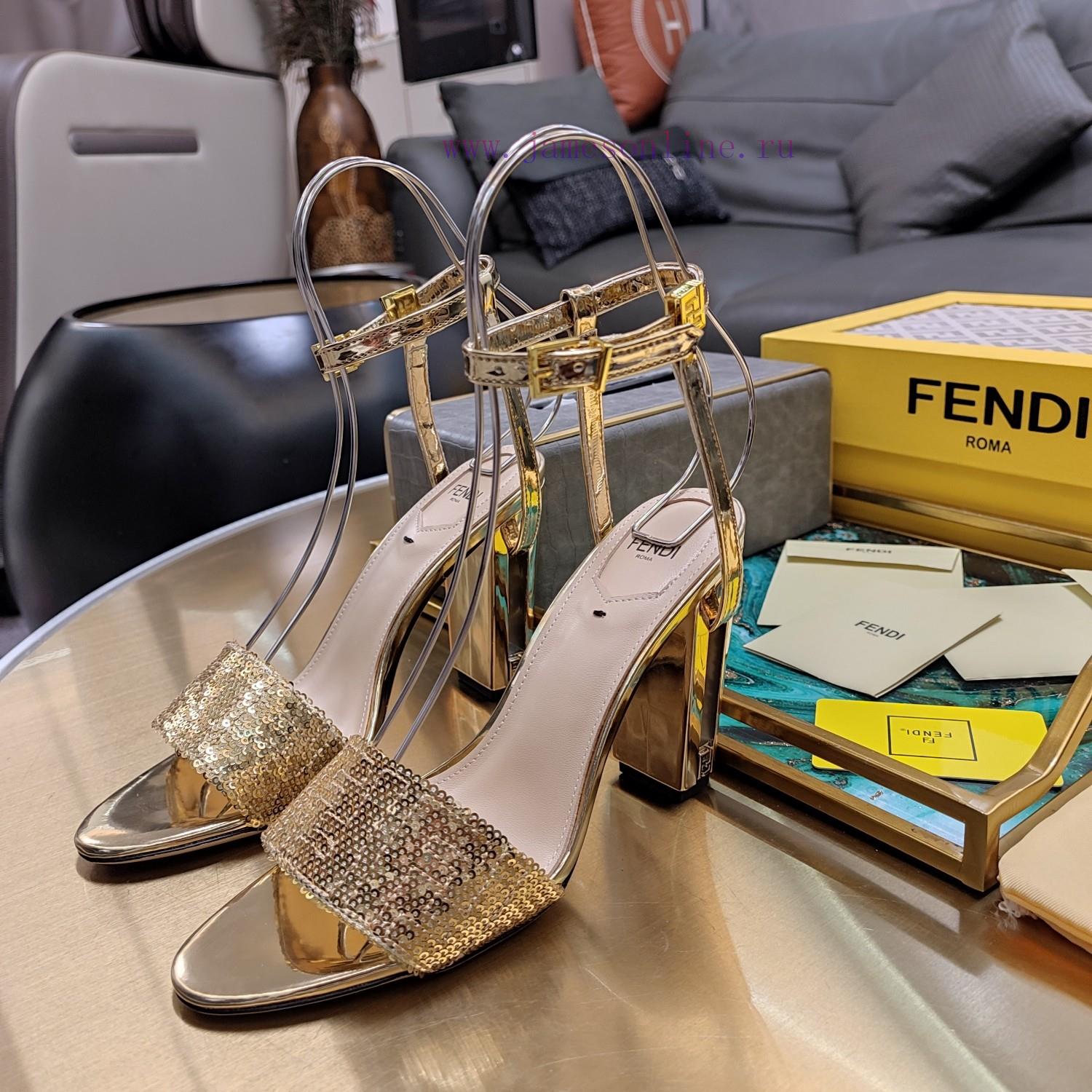Mechanical Hollow Three-dimensional Electroplated High Heels SeriesFendi Top Edition 2025 Offic 1tsp20x4 - Image 4