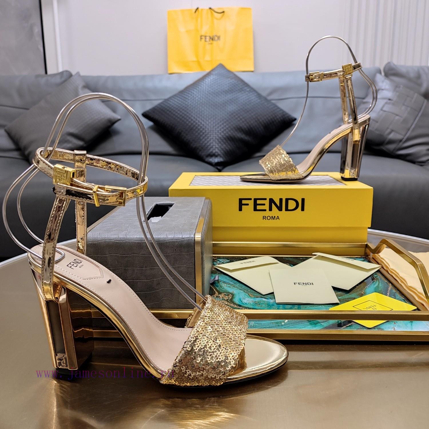 Mechanical Hollow Three-dimensional Electroplated High Heels SeriesFendi Top Edition 2025 Offic 1tsp20x4 - Image 7