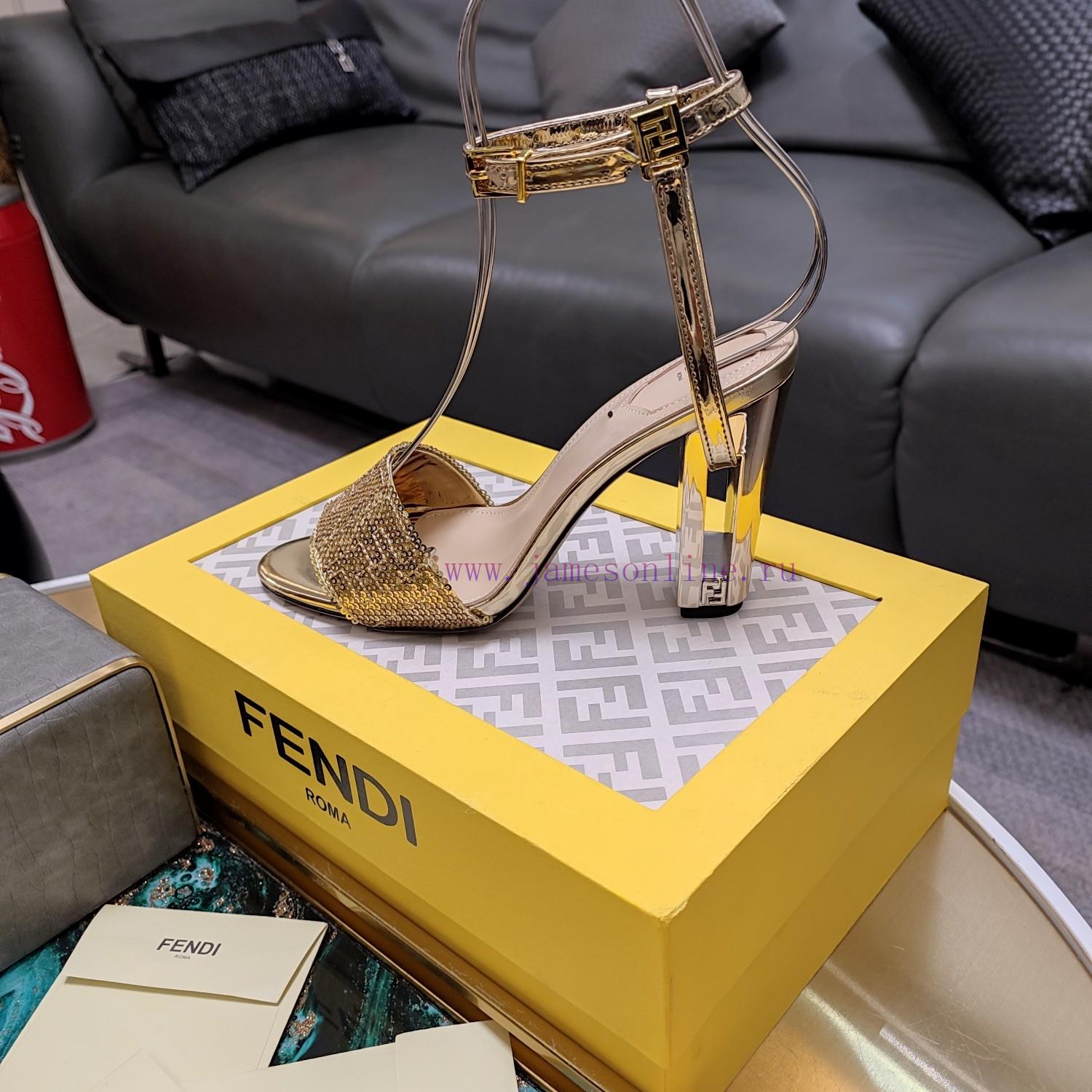 Mechanical Hollow Three-dimensional Electroplated High Heels SeriesFendi Top Edition 2025 Offic 1tsp20x4 - Image 8
