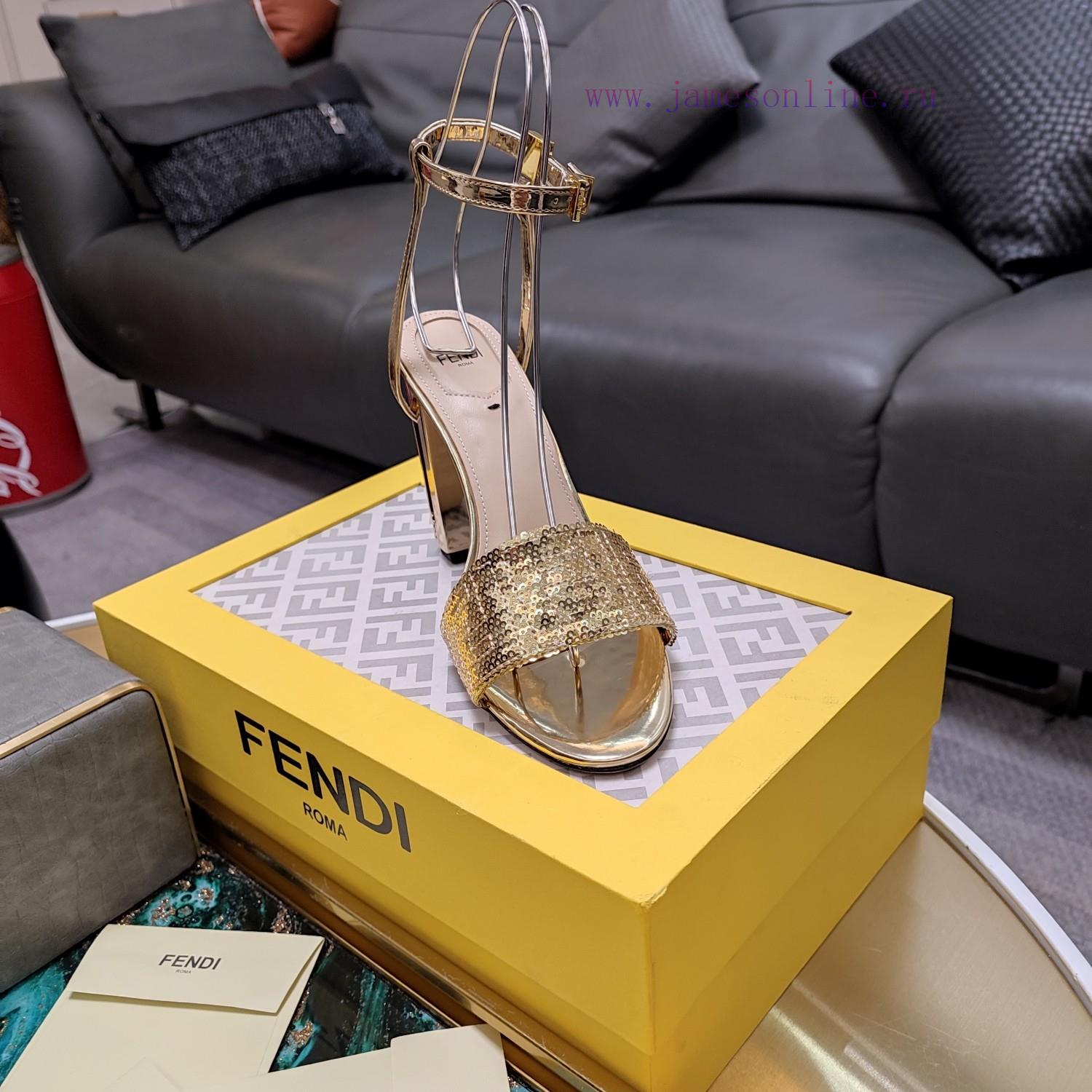 Mechanical Hollow Three-dimensional Electroplated High Heels SeriesFendi Top Edition 2025 Offic 1tsp20x4 - Image 9