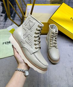This Lace Up And Ankle Boot Jointly Created By Fendi And Red Wing Features The Iconic Loafers T f3bodhro