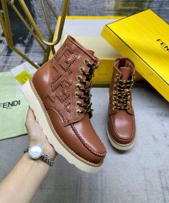 This Lace Up And Ankle Boot Jointly Created By Fendi And Red Wing Features The Iconic Le Fu Sho 5eqwim2u