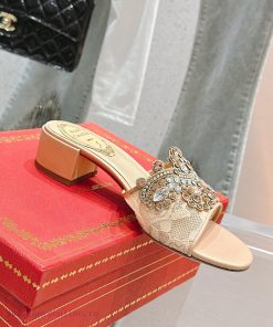 Reni 𝐑𝐞𝐧𝐞𝐂𝐚𝐨𝐯𝐢𝐥𝐥𝐚 Joanna's Spring And Summer Super Hot Fairy Crystal Sandals New Series Origina krgi7z0e