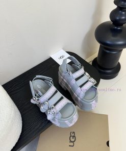 PrintingSmooth Surface 330UGG Gucci's New Thick Soled Small Internet Famous Sandals A Chubby Li qgyu8x5z