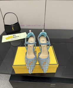 FENDI's Latest Popular Double Belt FF Decorative Jacquard FabricJacquard Fabric On The Upper Of 5sb0rg3z