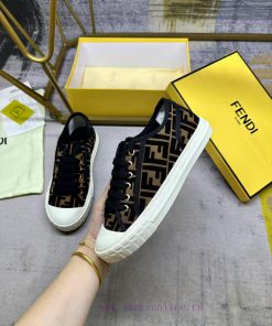 The Latest Popular FENDI Domino Sports Shoes - A New Must-have Style That Is Easy Comfortable F twh94058