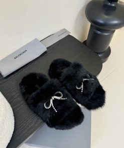 Balenciaga | Balenciaga 2025/𝐒𝐒𝐧𝐞𝐰 New Woolen SlippersThe Correct Original Version Was Develope i90ziyzv