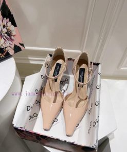 DG Small Square Head New Model Size 35-42 Genuine Leather Outsole Cowhide Leather Surface Sheep 30ls93by