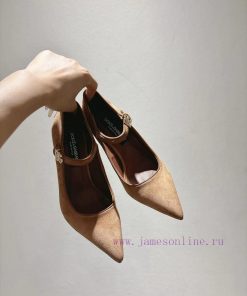 DG Pointed New Model Size 35-42 Genuine Leather Outsole Sheepskin Lining With Sheepskin Insole z55fshxb