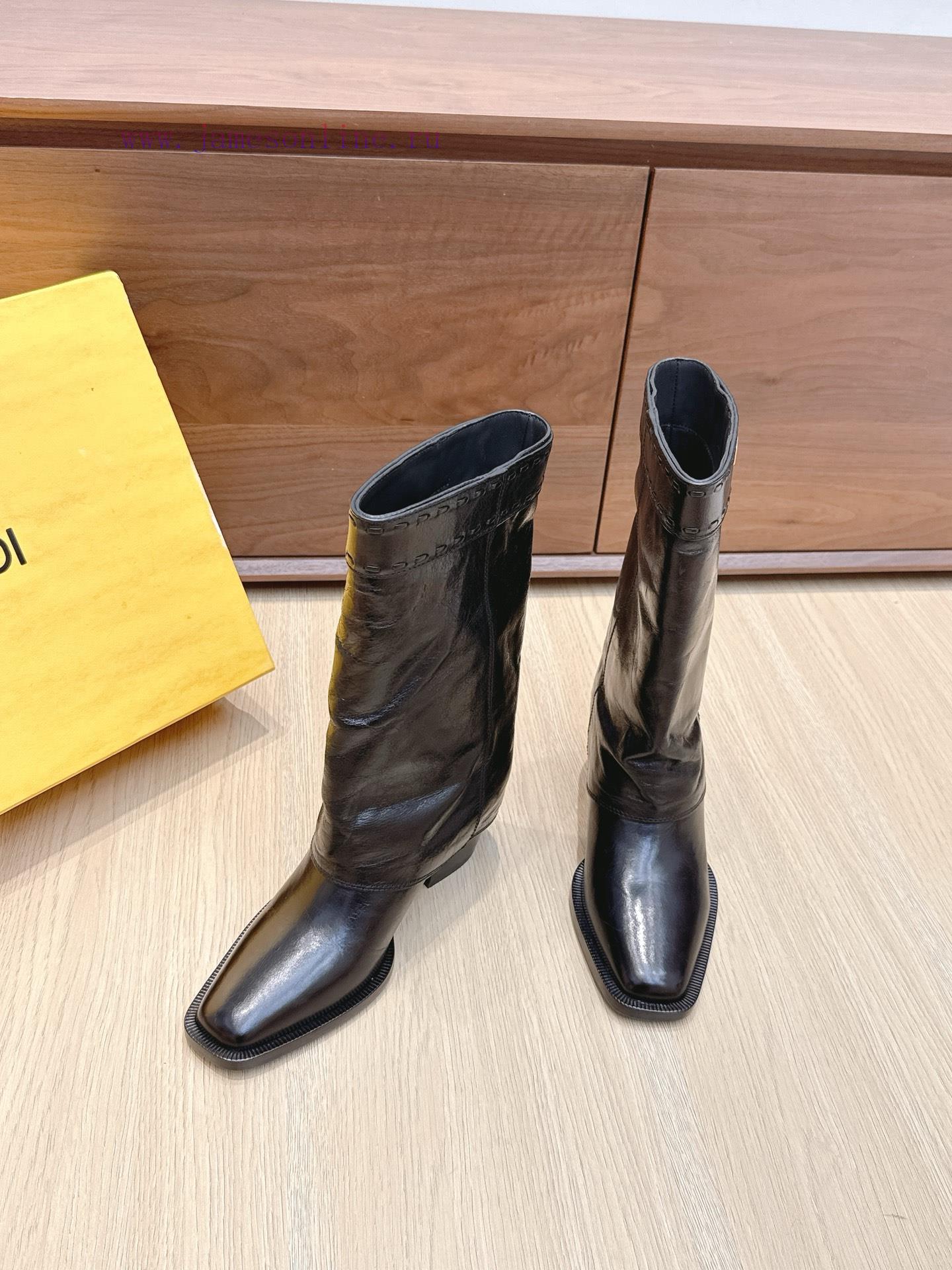 Purchasing GradeFendi's Classic Autumn And Winter Boots Have Become Popular Featuring A Combina mg8bot0p - Image 4