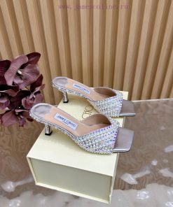 2025SSJIMMY CHOO Dinner High Heel Sandals/Single Shoes——————————Top TierThe Australian Pointed x5crhelo