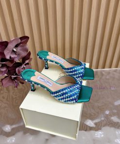2025SSJIMMY CHOO Dinner High Heel Sandals/Single Shoes——————————Top TierThe Australian Pointed xv3k66cu
