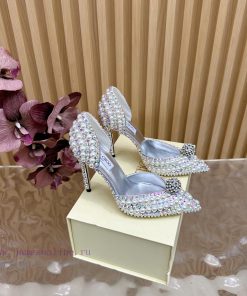 2025SSJIMMY CHOO Dinner High Heel Sandals/Single Shoes——————————Top TierThe Australian Pointed vzjc6dfo