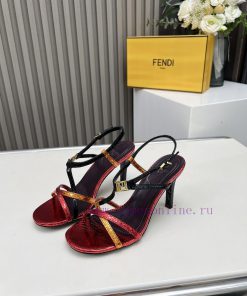 Fendi's New Model LaunchedFabric Pattern LeatherInner SheepskinLarge Leather Sole+hot StampingS su66emqv