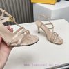 Fendi's New Model LaunchedFabric Pattern LeatherInner SheepskinLarge Leather Sole+hot StampingS 75mm3ln5