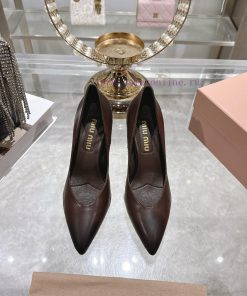 Miu Miu 26 Spring New Pointed High Heels Shallow Mouth Single ShoesM's High Heels Are So Good A yvdpnkh8
