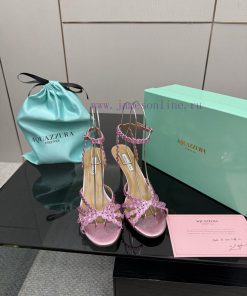 Slippers And Sandals 380AQUAZZURA Zp Original Mold New Product Water Diamond Cool DragMade Of O buz7icah