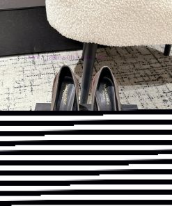 SAINT LAUREN * 25ss. New Autumn And Winter Pointed High-heeled SandalsYSL's Minimalist Slim Str mffxbceq