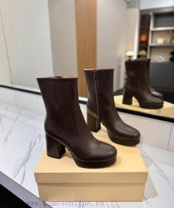 Valentino GARAVANI Fawcette Round Toe Zippered Low Cut Boots Are The Latest Model Of The Year W iankc7gh