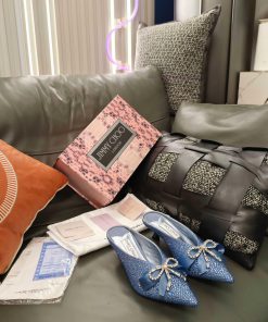2 ️⃣ 0 ️⃣ Two ️⃣ Six ️⃣ New Third-generation Cinderella Bow Glass Embellished Crystal Slippers🪢 wdhta8y7