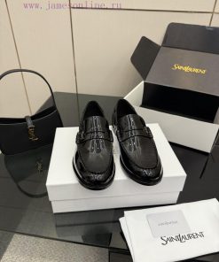 New LayoutSaint Laurent YSL New Saint Laurent 25ss ProductYSL Logo Loafers Single ShoeThe Iconi o3dwnznb