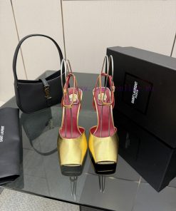 Saint Laurent 25/Spring/Summer HeatThe Brand New Square Toe Single Shoes Are Simple Yet Have A ufwel3fi