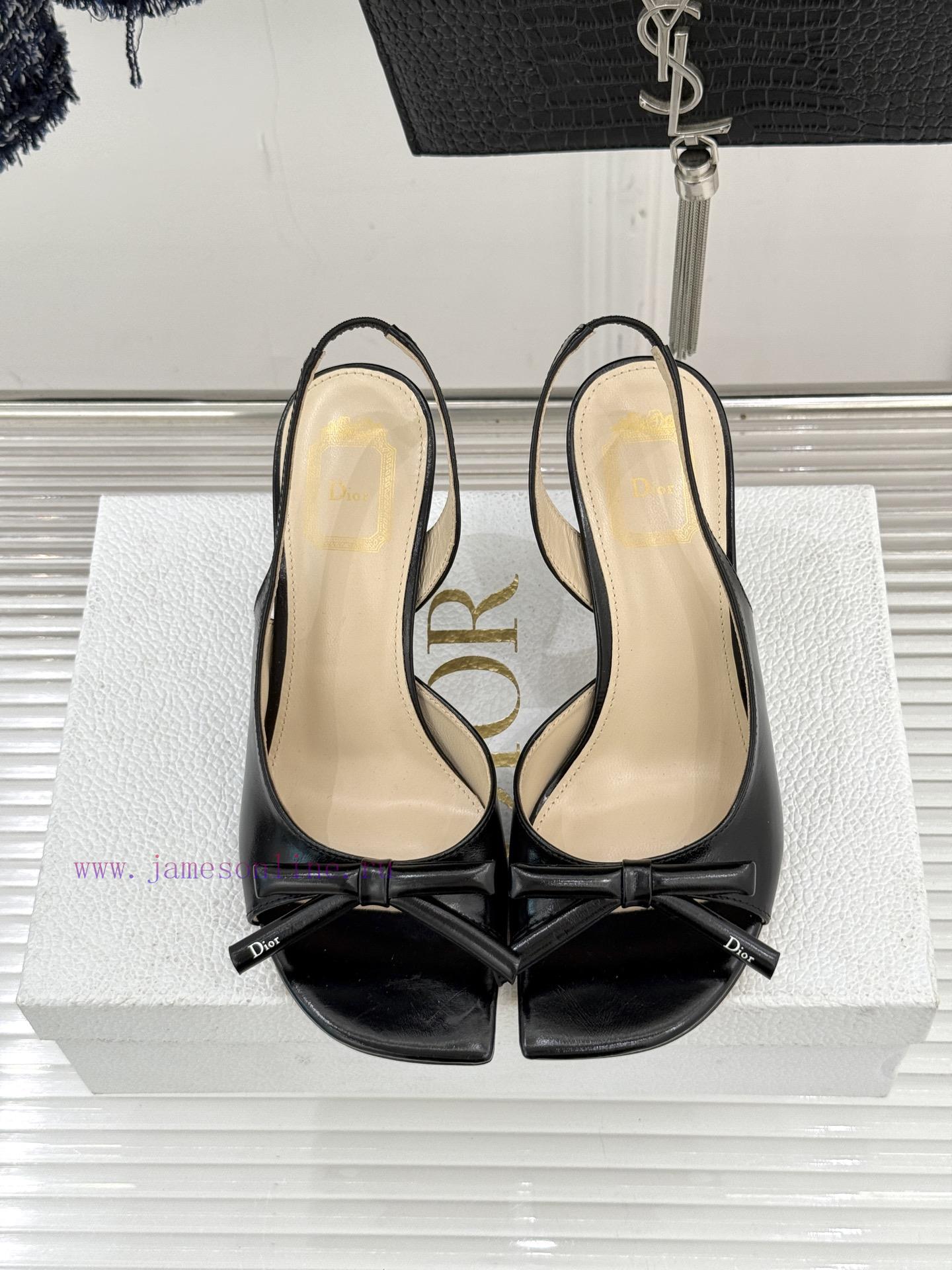 Dior/Dior 26WF Early Spring New Bow CollectionFish Mouth SandalsWhen The Early Spring Morning L 7h2r9ctr - Image 5