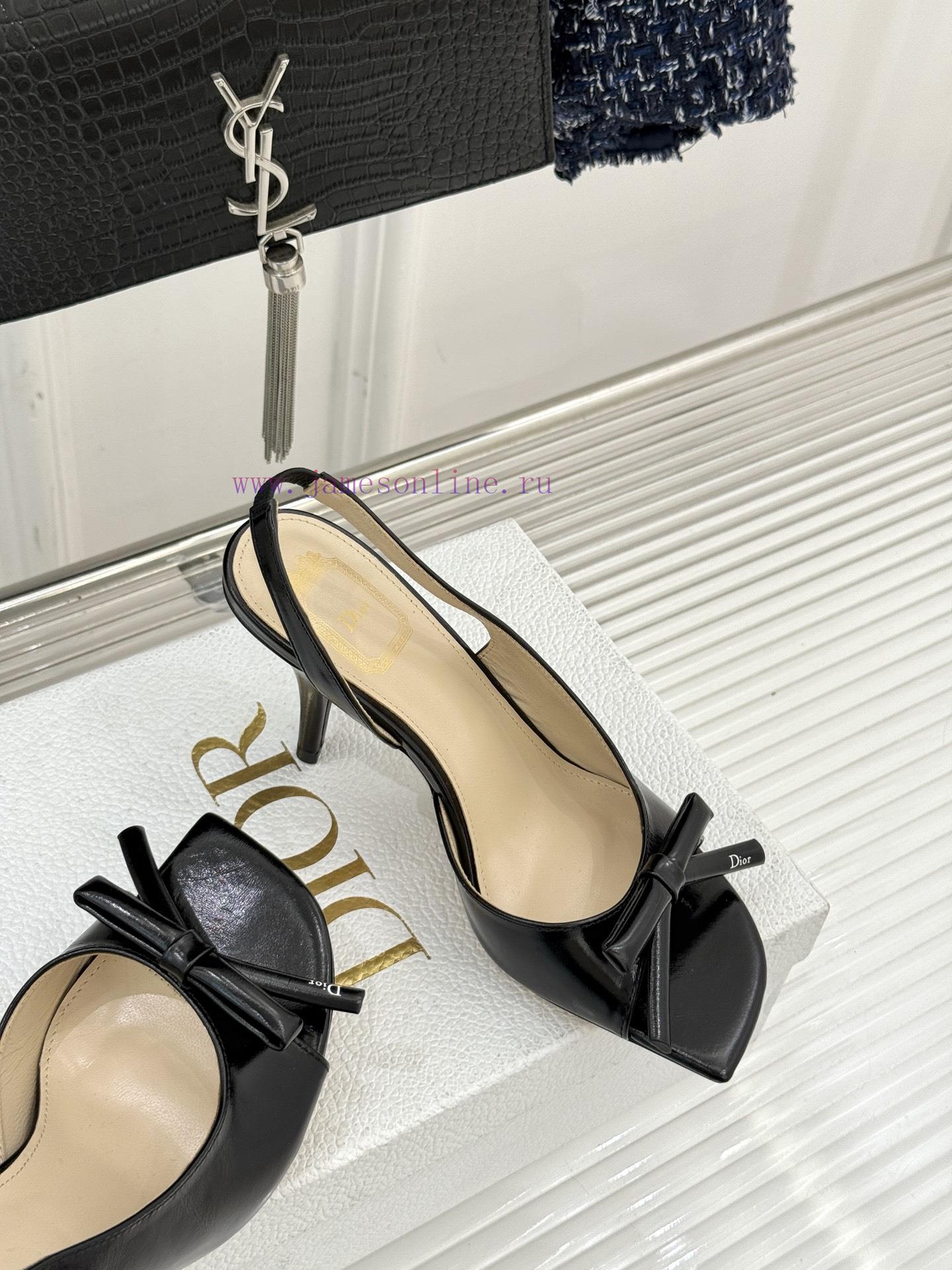 Dior/Dior 26WF Early Spring New Bow CollectionFish Mouth SandalsWhen The Early Spring Morning L 7h2r9ctr - Image 6