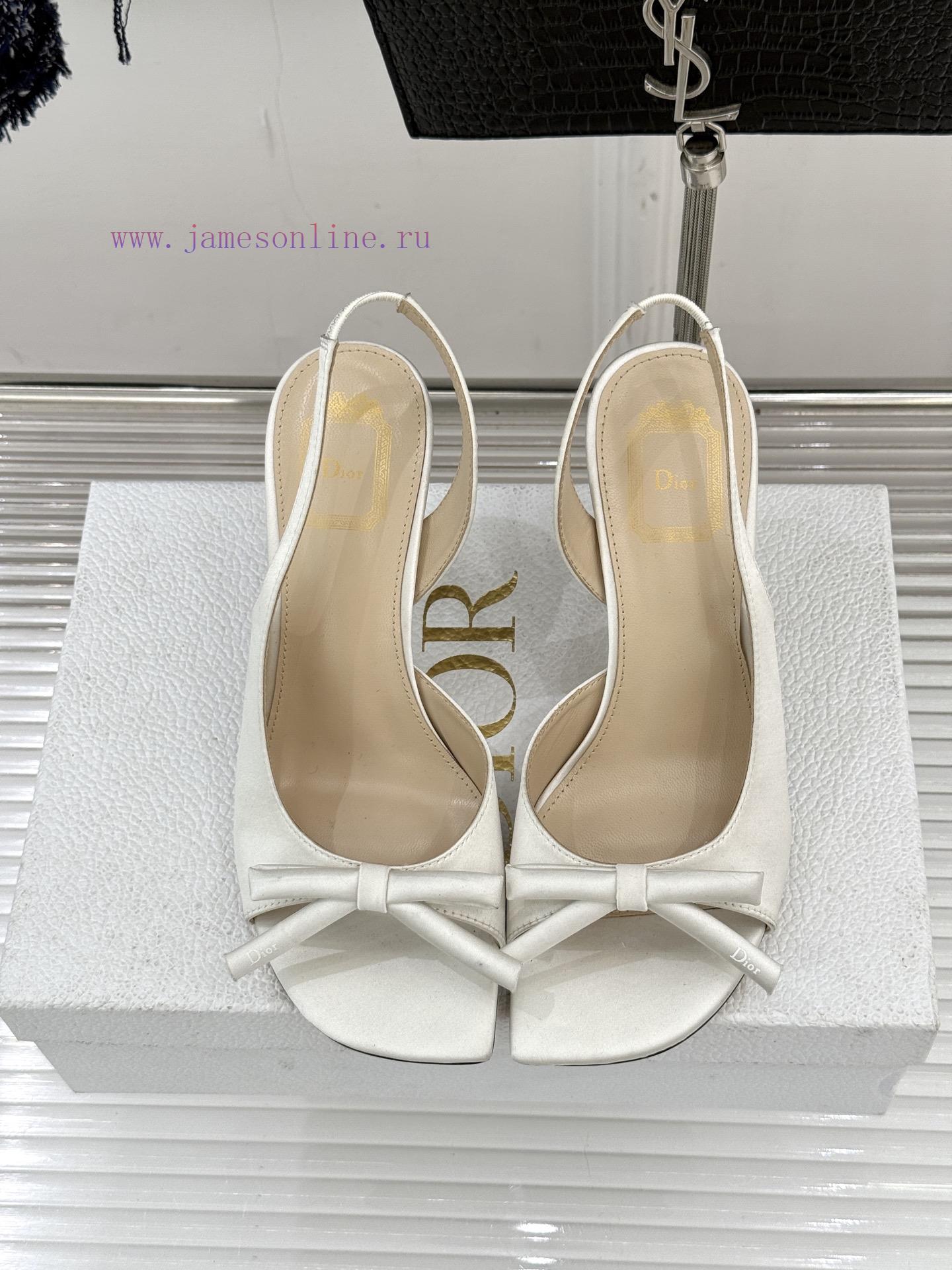 Dior/Dior 26WF Early Spring New Bow CollectionFish Mouth SandalsWhen The Early Spring Morning L wl4xi5ti - Image 5