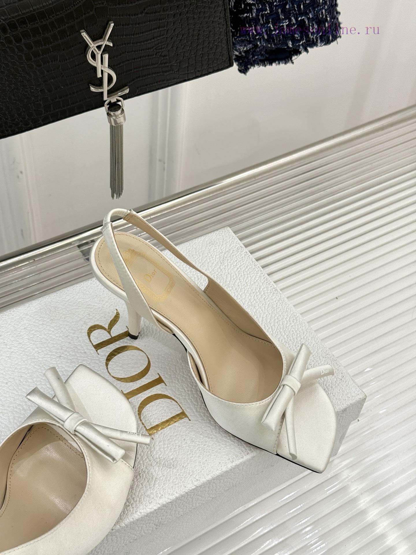 Dior/Dior 26WF Early Spring New Bow CollectionFish Mouth SandalsWhen The Early Spring Morning L wl4xi5ti - Image 6
