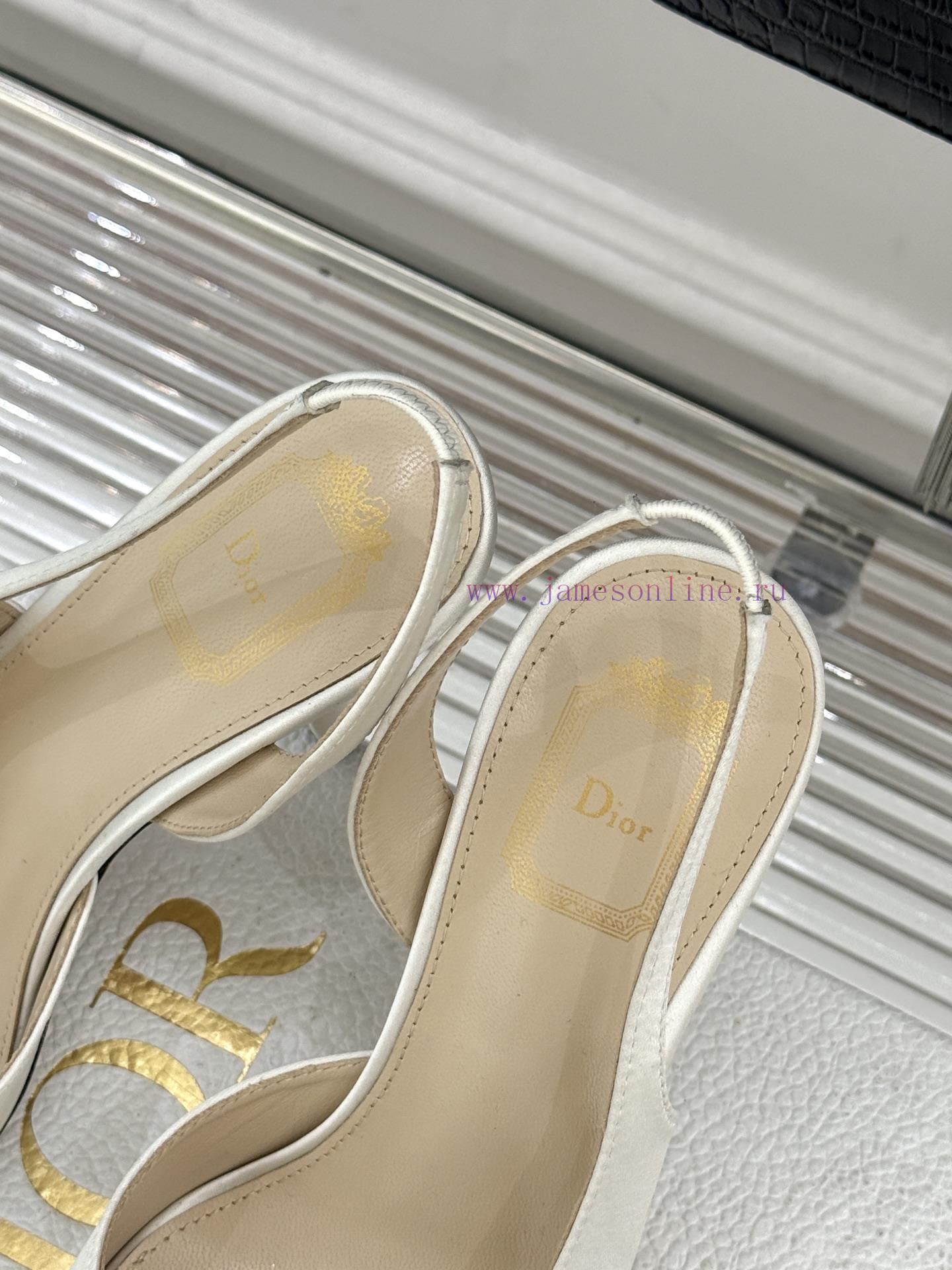 Dior/Dior 26WF Early Spring New Bow CollectionFish Mouth SandalsWhen The Early Spring Morning L wl4xi5ti - Image 9