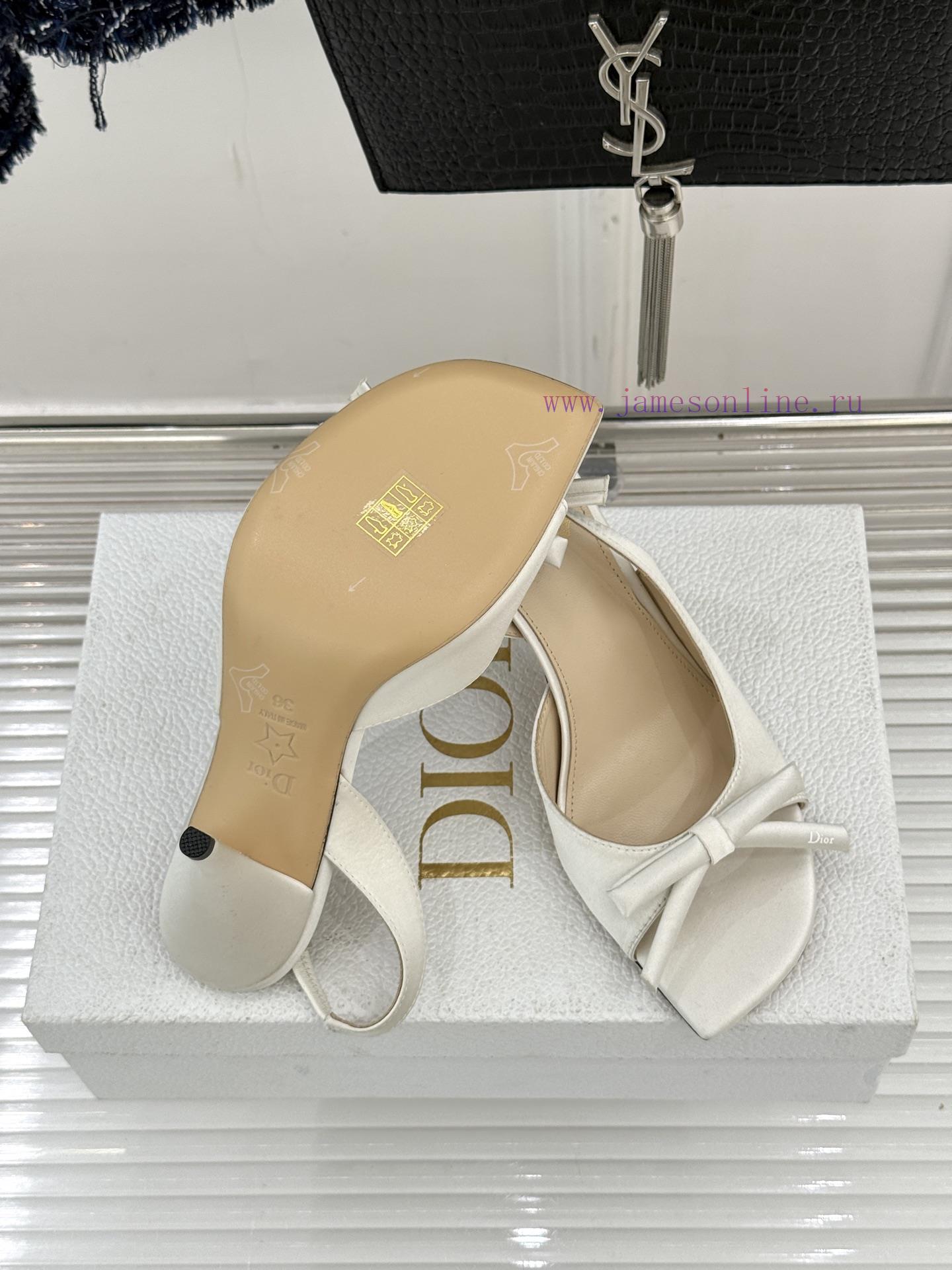 Dior/Dior 26WF Early Spring New Bow CollectionFish Mouth SandalsWhen The Early Spring Morning L wl4xi5ti - Image 10