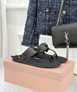 Miu Miu/Miu 26WF Early Spring New Product Flat BottomFlip SandalsWhen The Early Spring Breeze I t7ag4arr