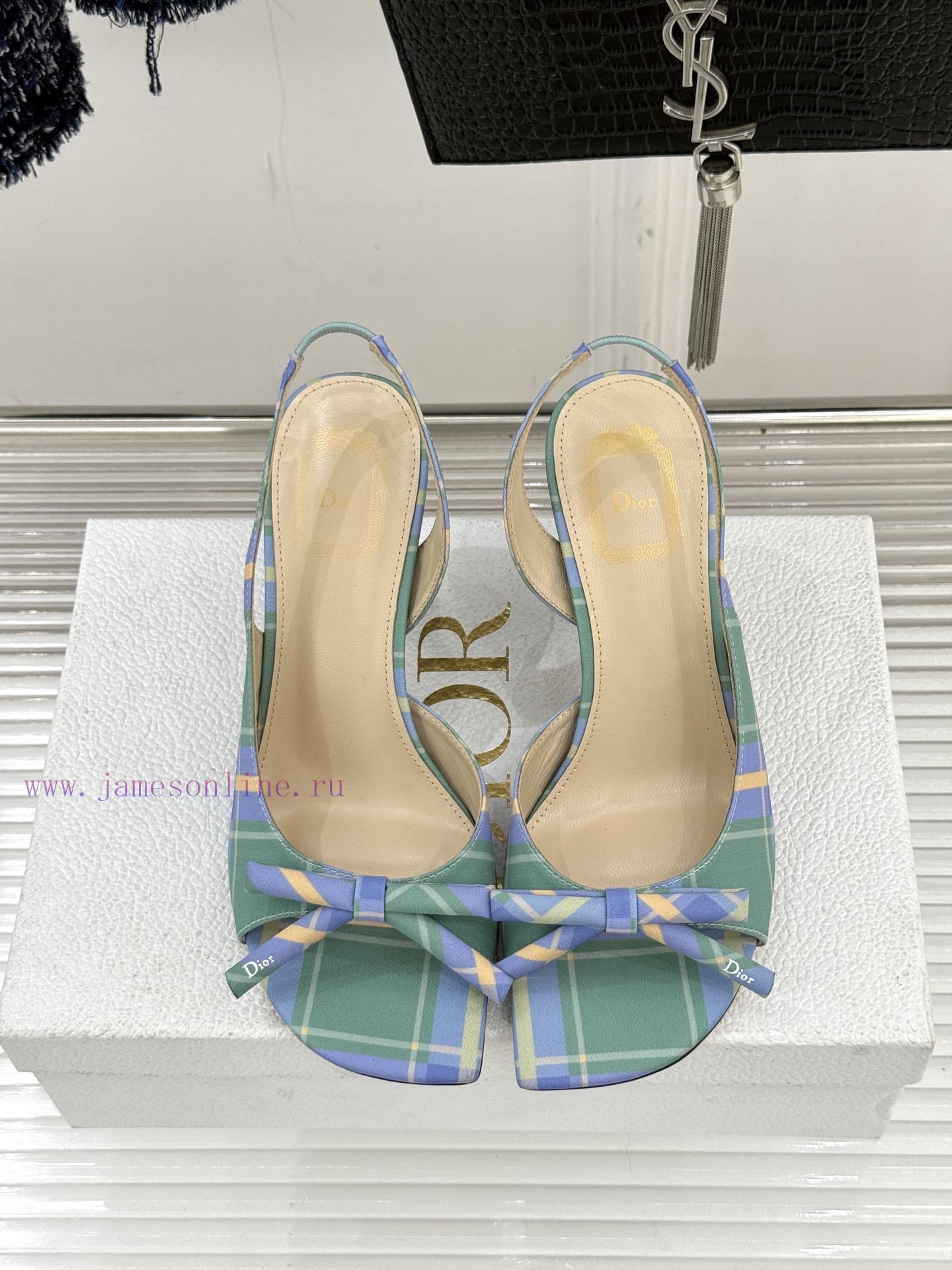 Dior/Dior 26WF Early Spring New Bow CollectionFish Mouth SandalsWhen The Early Spring Morning L r9856o81 - Image 5