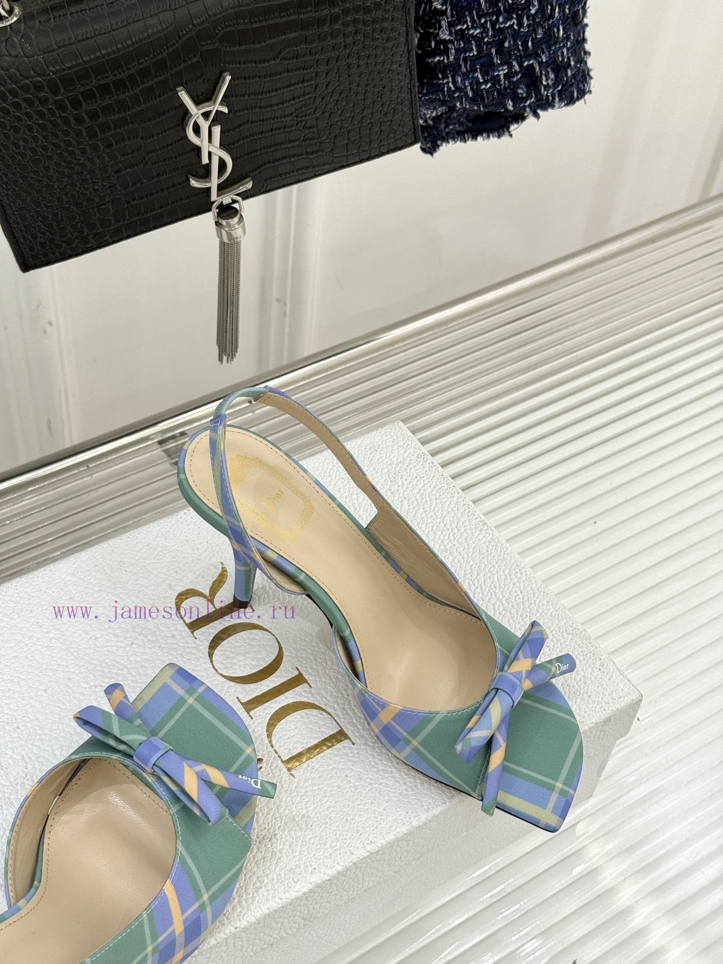 Dior/Dior 26WF Early Spring New Bow CollectionFish Mouth SandalsWhen The Early Spring Morning L r9856o81 - Image 6