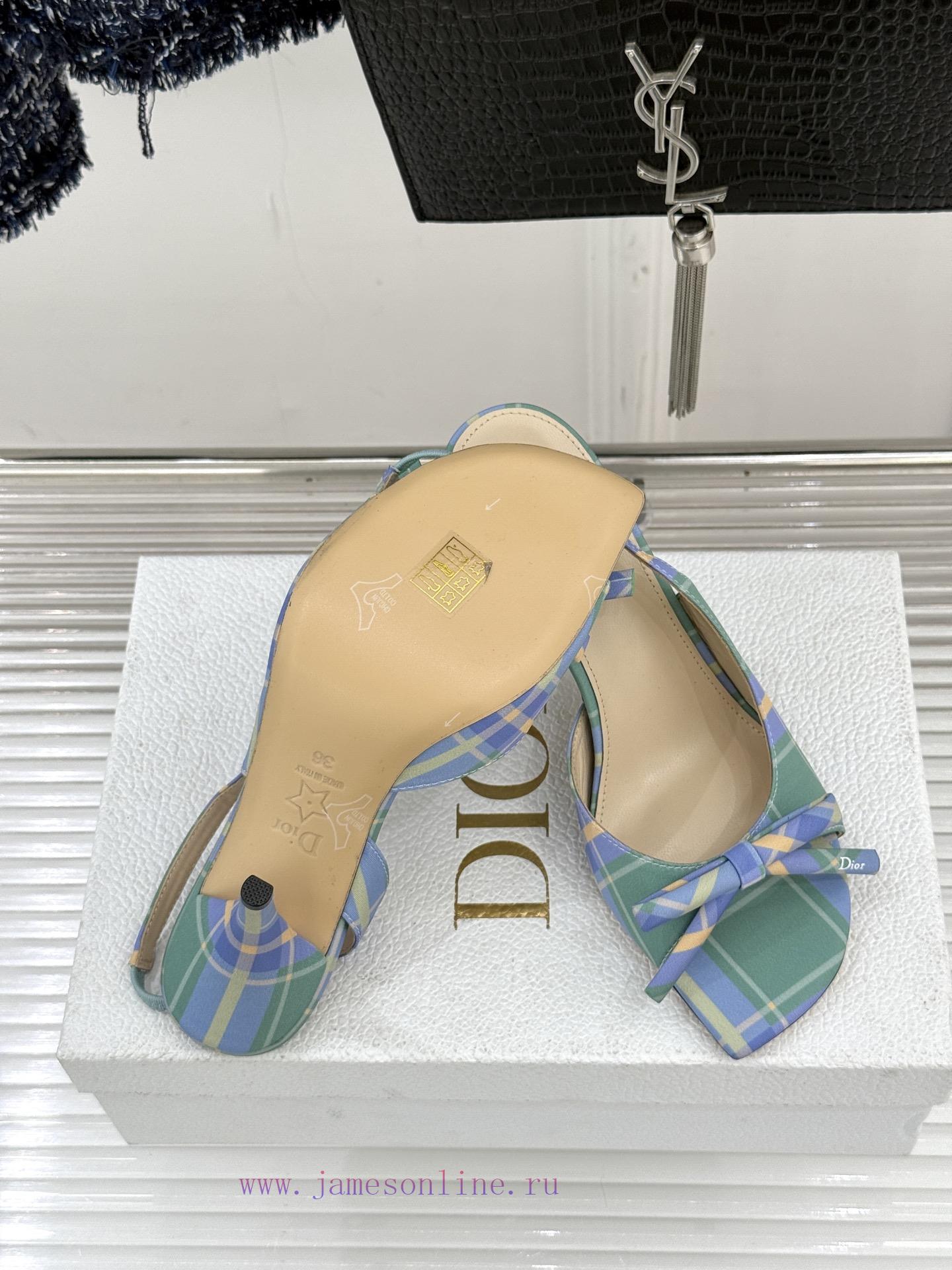 Dior/Dior 26WF Early Spring New Bow CollectionFish Mouth SandalsWhen The Early Spring Morning L r9856o81 - Image 10