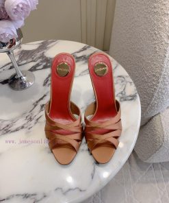 Slippers And Sandals 350Saint Laurent YSL Yang Shulin's New Pointed High-heeled Sandals Are A B orf61gnf