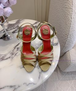 Slippers And Sandals 350Saint Laurent YSL Yang Shulin's New Pointed High-heeled Sandals Are A B 0aisye2u