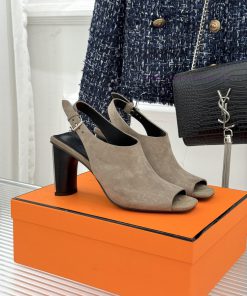 Herm è S/Herm è S 25WF New Vintage ProductFish Mouth Back Empty Thick Heel SandalsReshaping Ret pkkuqw3z