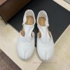 Maison Margiela 2026 Early Spring New Flat Jelly Colored Women's Shoes MM6 Letter Logo Hollow O zn89muti