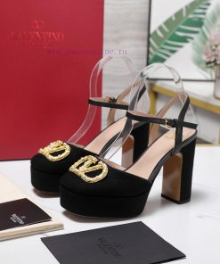 Top Purchasing Agent ️Valentino/Valentino Rookie Edition2025SS Latest Diamond Buckle Metal Logo 7dy0jf47