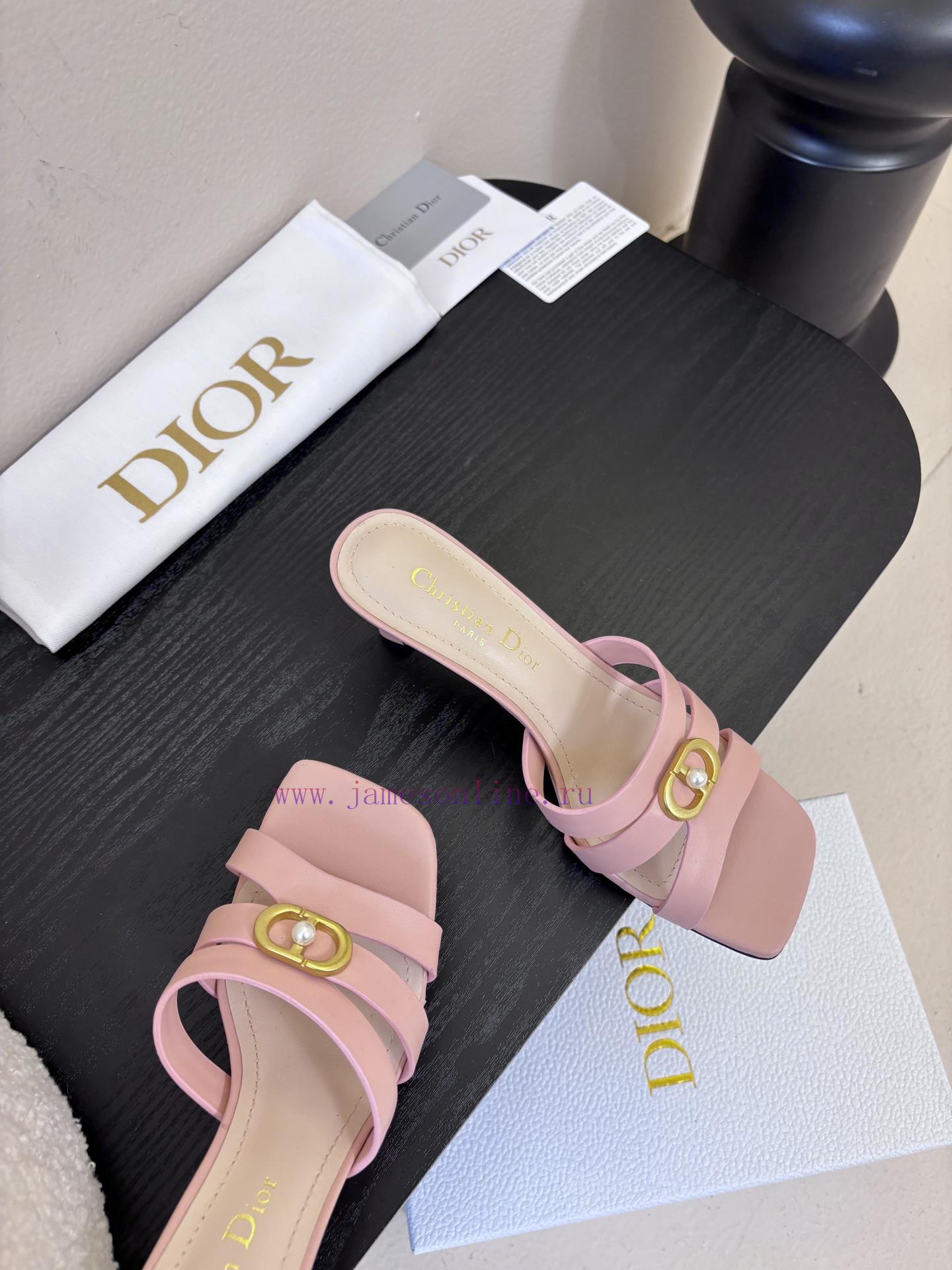 Dior | Dior's Early Spring New Product Runway Show Fake Style Flat Slippers Hard Goods New Purc am8qfmvo - Image 5