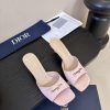 Dior | Dior's Early Spring New Product Runway Show Fake Style Flat Slippers Hard Goods New Purc tgmh42pd