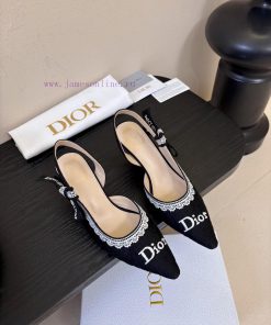 Dior | Dior Early Spring New Product Fashion Show CD Embroidered Logo Sandals Hard Goods New Pu 42m74kcq