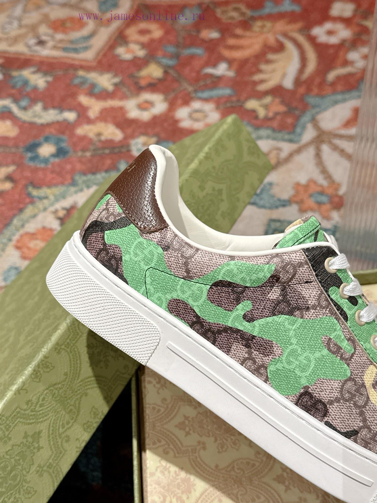 MaleGucci's Latest Ace Series Little Bee Little White Shoes Couple's Casual Sports ShoesSince G fzyr24tb - Image 7