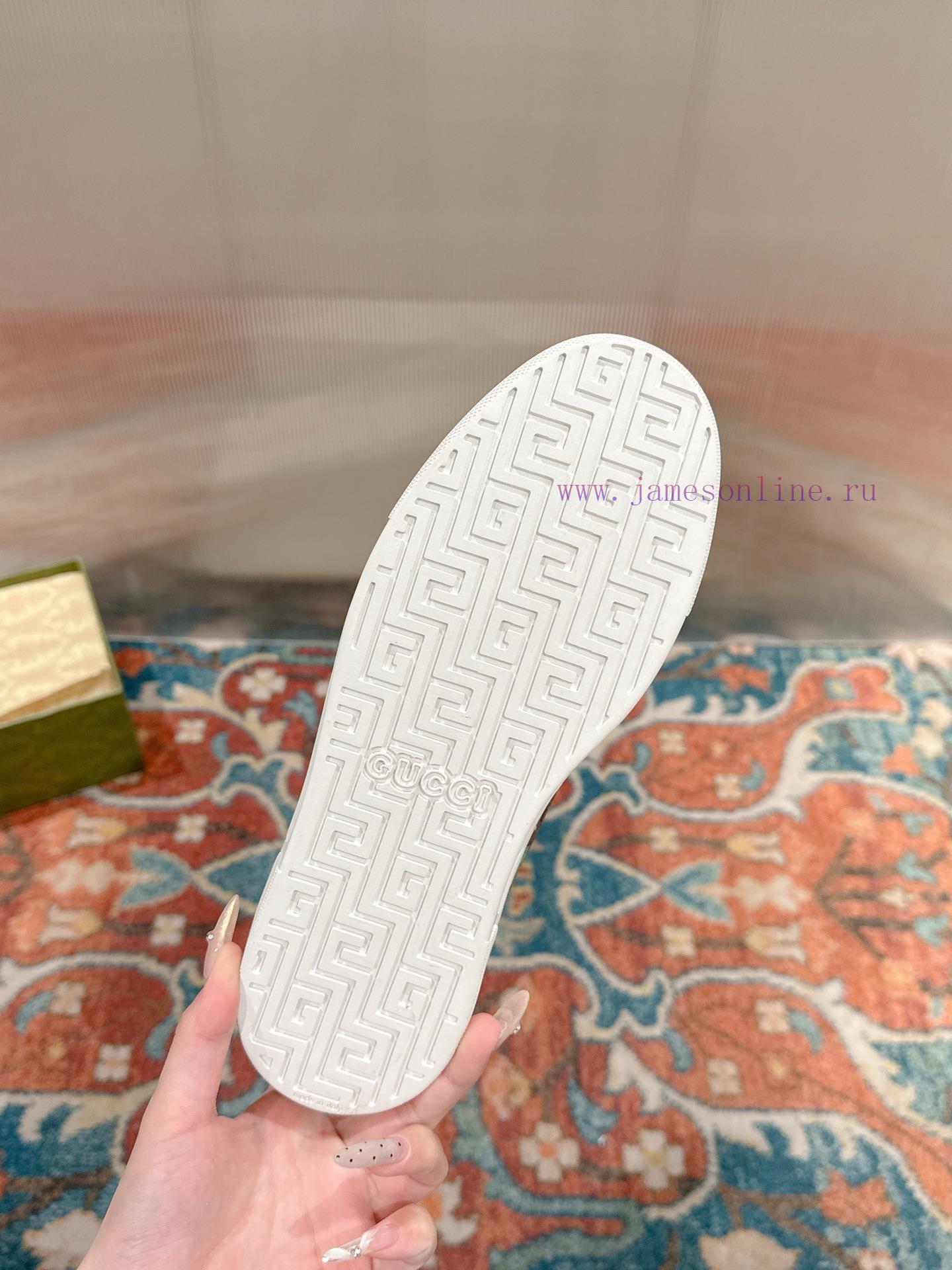 MaleGucci's Latest Ace Series Little Bee Little White Shoes Couple's Casual Sports ShoesSince G fzyr24tb - Image 9